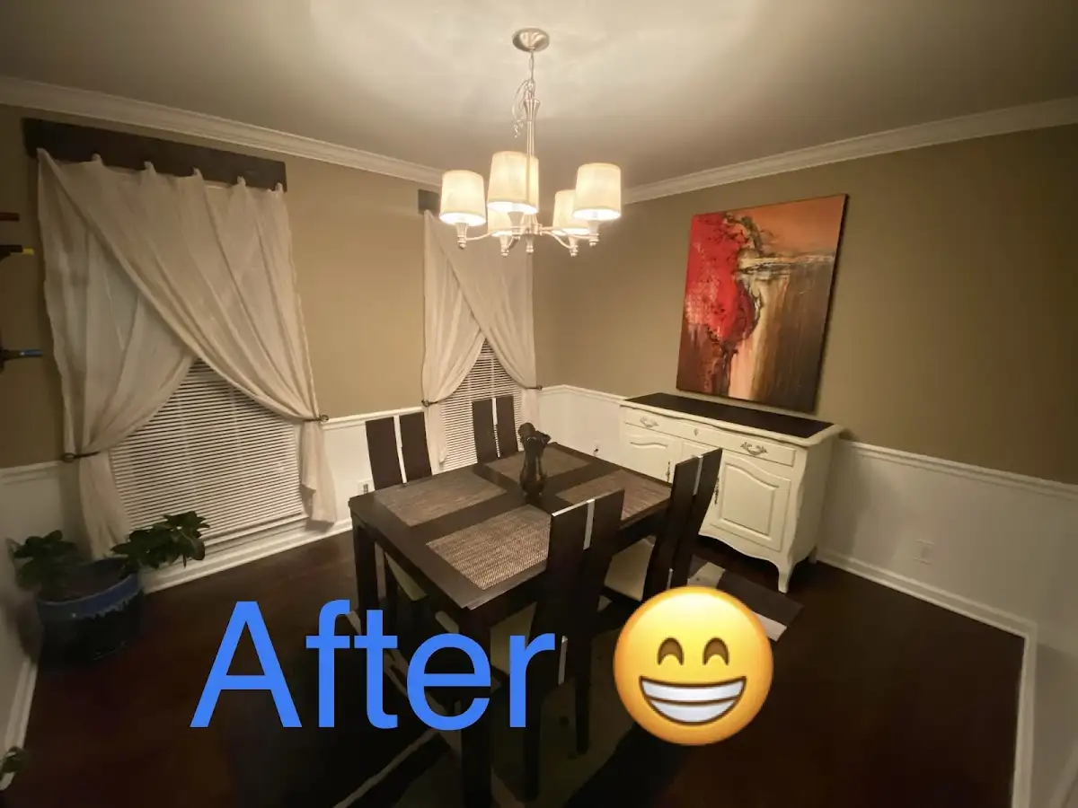 Professional dining room restoration after water damage in Olivette